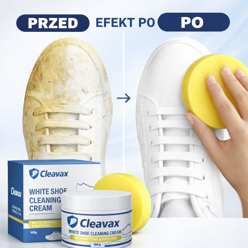 Cleavax Pro™ - Przywróć biel swoim butom w 60 sekund